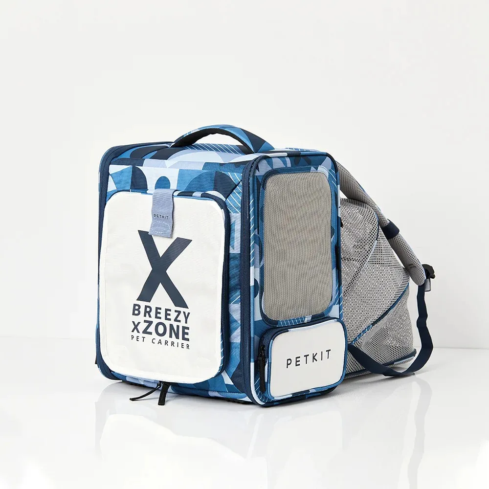 Petkit Breezy xZone Pet Carrier Metrical Blue